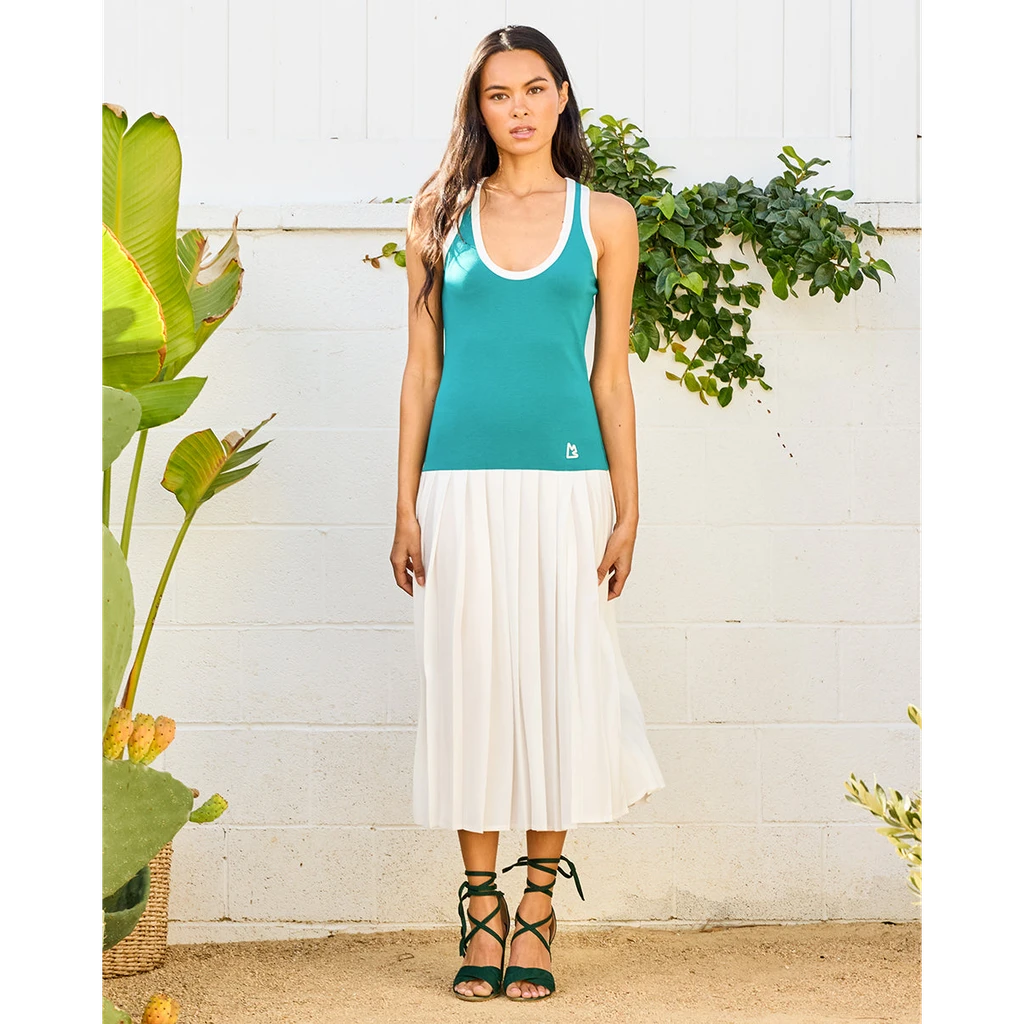 Magnlens Retro Tennis Pleated Dress