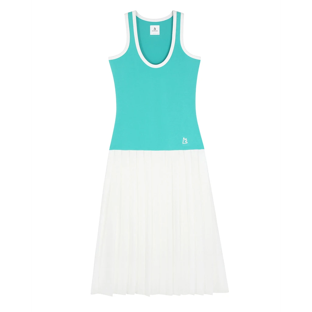 Magnlens Retro Tennis Pleated Dress