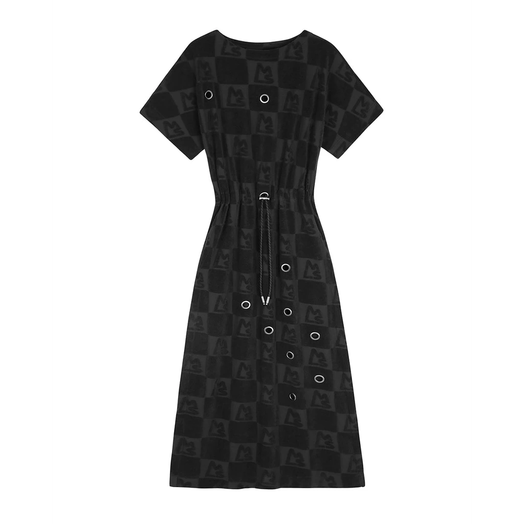Magnlens Toweling Grommet Maxi Dress