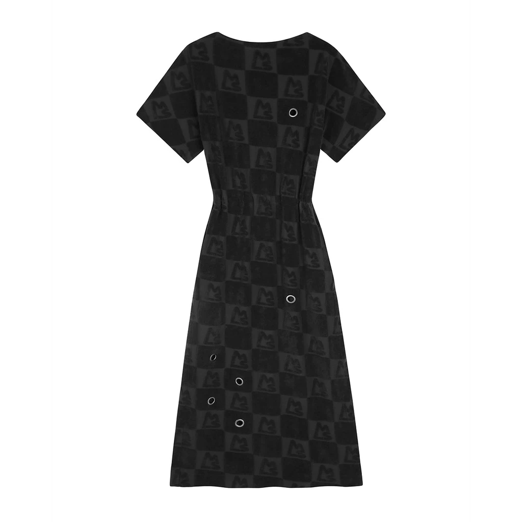 Magnlens Toweling Grommet Maxi Dress