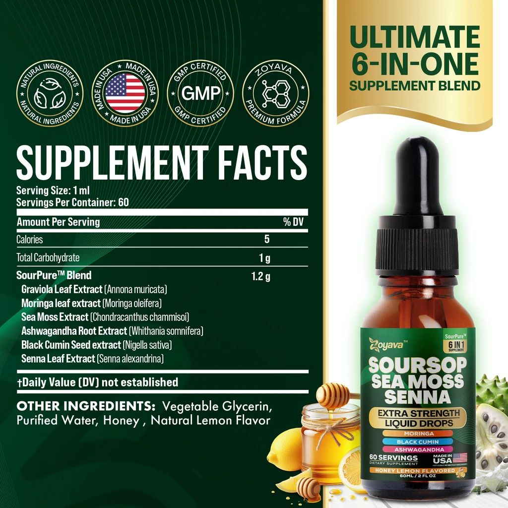 Zoyava Zoyava Soursop Flavored Drops - All-in-One Supplement