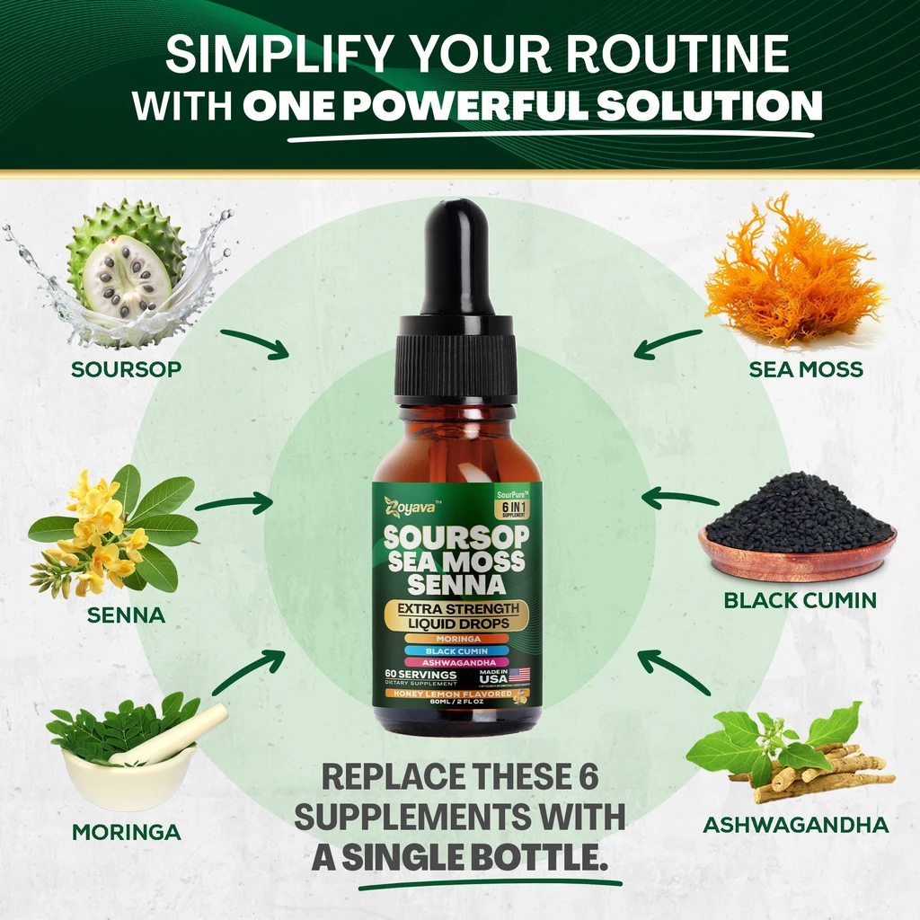Zoyava Zoyava Soursop Flavored Drops - All-in-One Supplement
