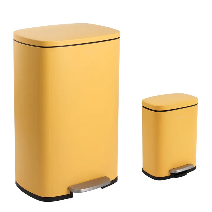 Happimess Connor 50 Liter/13 Gallon Trash Can with Mini Connor