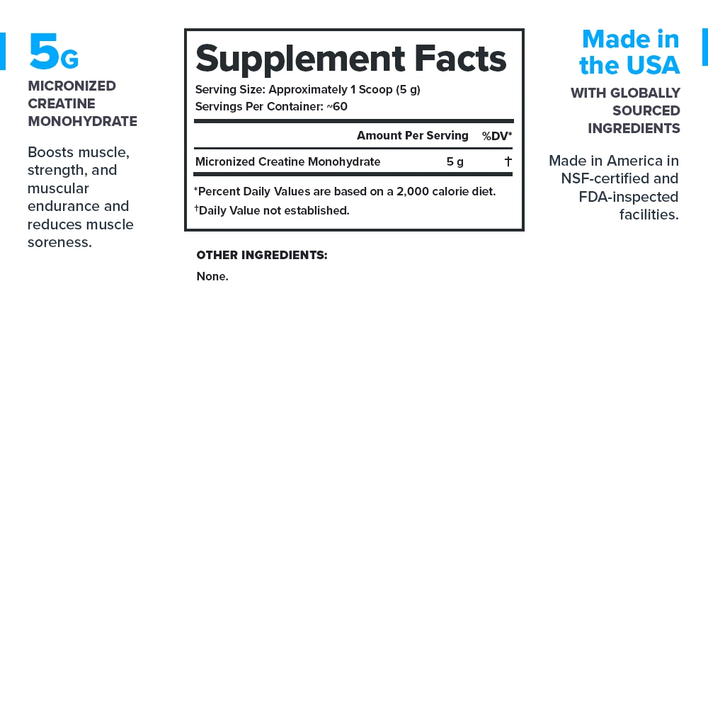 Legion Micronized Creatine Monohydrate Supplement