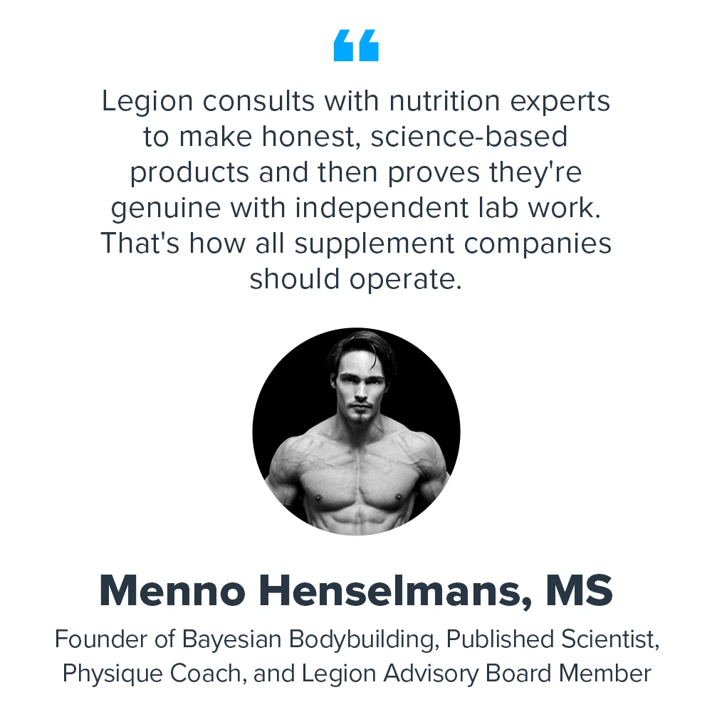 Legion Micronized Creatine Monohydrate Supplement