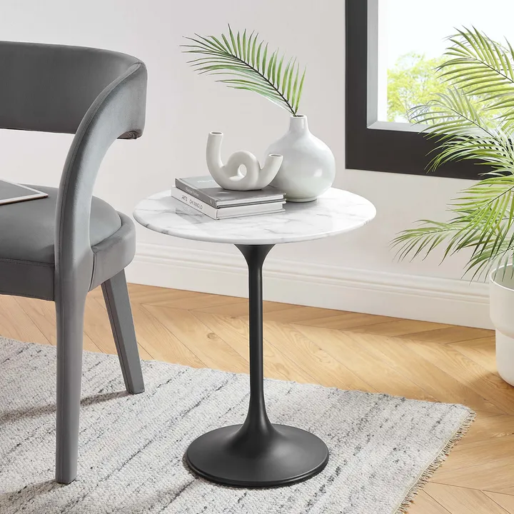 World modern design Modholic Tulip Marble Side Table