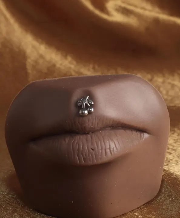 YonidaPunani Cherry Drop Lip Labret Piercing