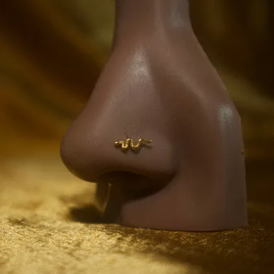 YonidaPunani Dainty Snake Nose Stud