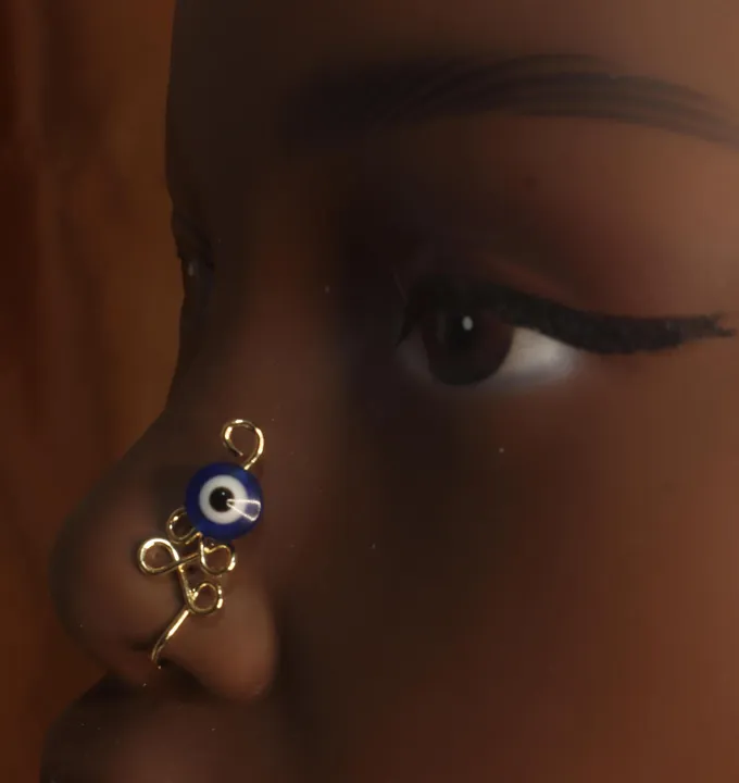 YonidaPunani Evil Eye Nose Cuff Clip On