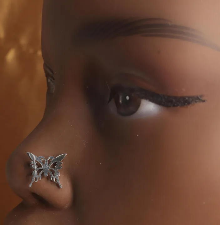 YonidaPunani Y2k Cute Butterfly Nose Stud Ring Piercing
