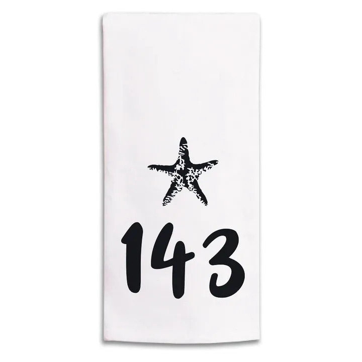 Rustic Marlin Tea Towel