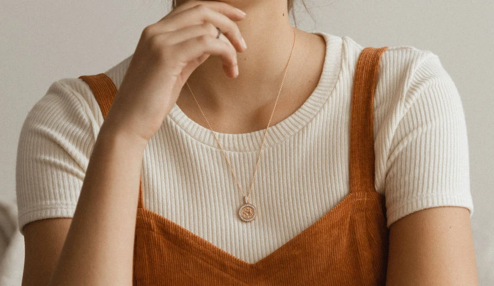 Noémie Zodiac Diamond Pendant Necklaces - 18K Gold | VS Clarity