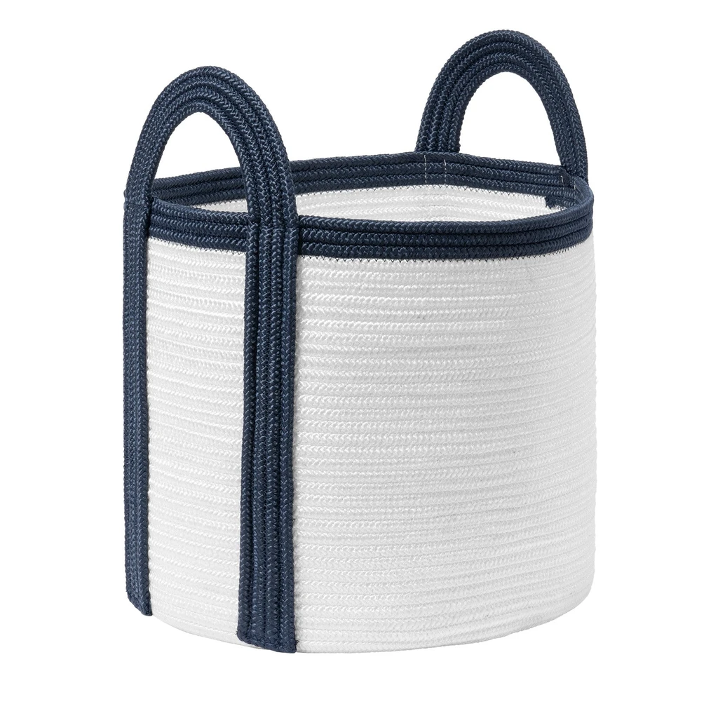 La Jolie Muse Lumière - Pearl Polypropylene Rope Round Laundry Basket M