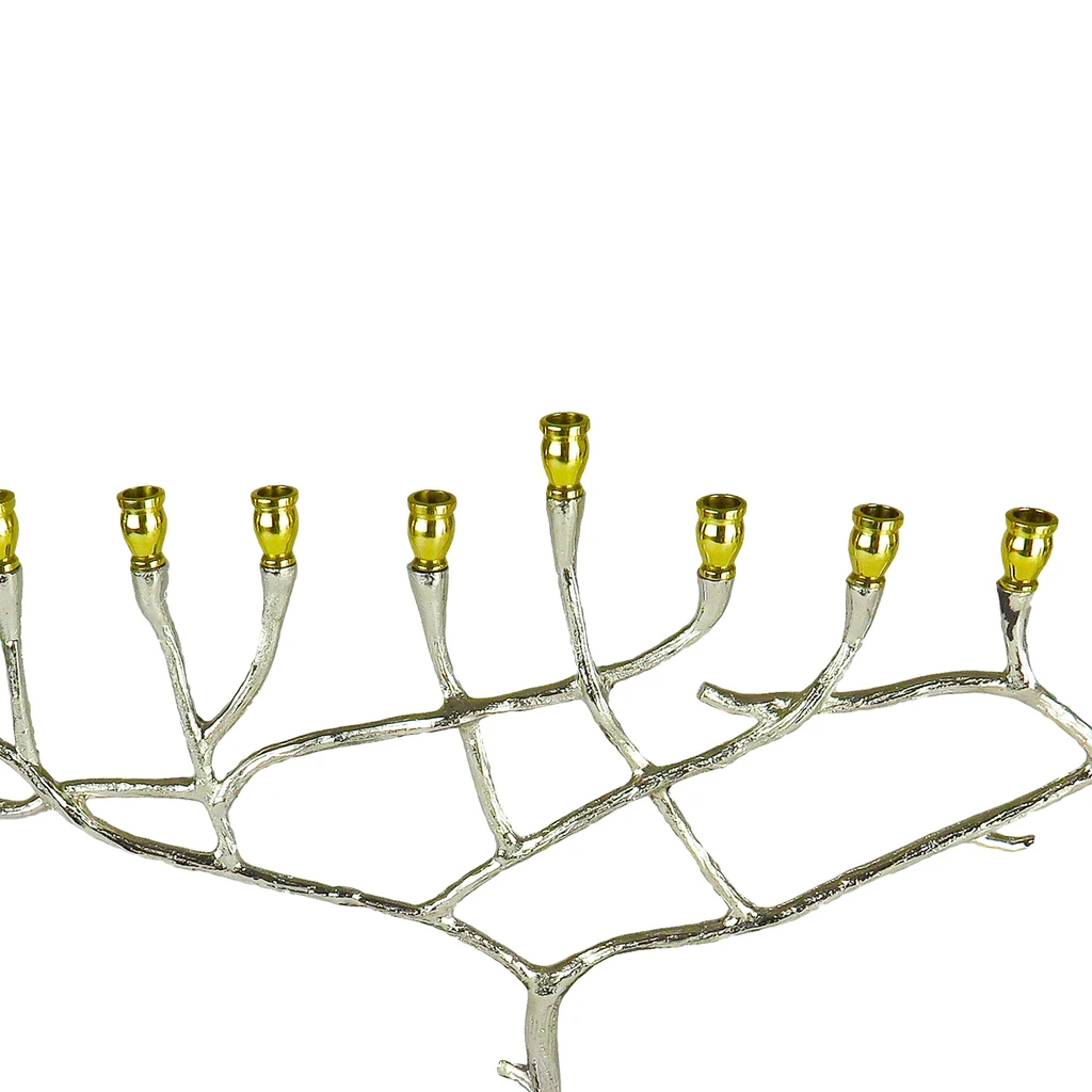 Classic Touch Two Tone Menorah