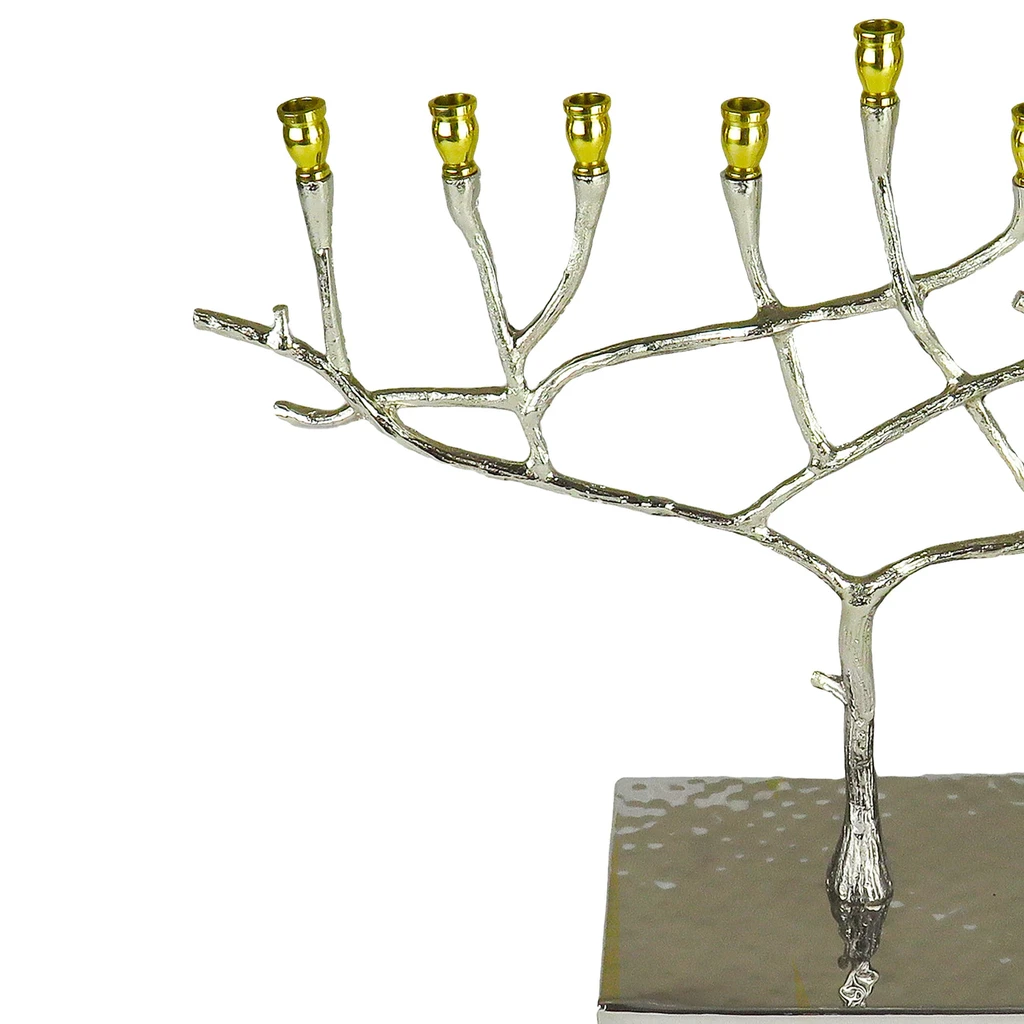Classic Touch Two Tone Menorah