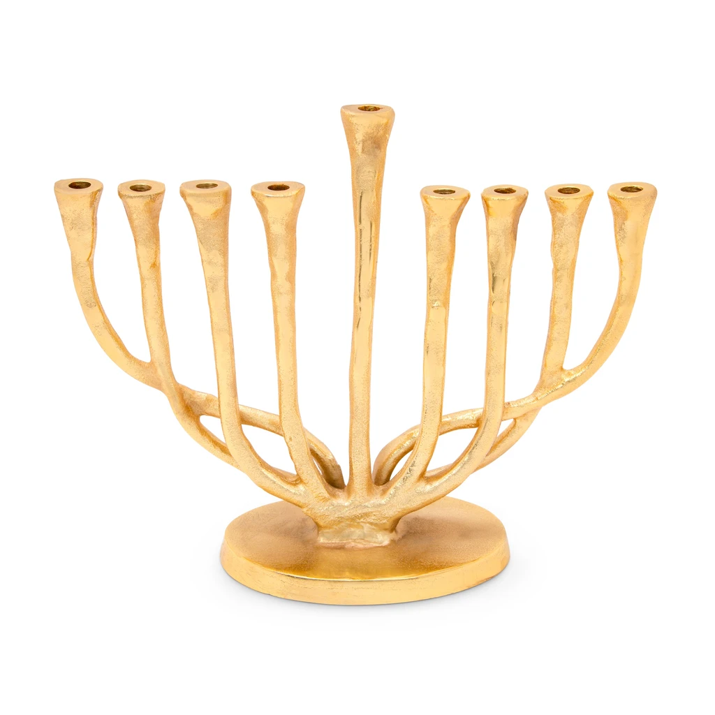Classic Touch Brass Menorah