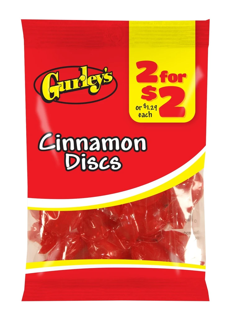 Gurley's Foods Cinnamon Discs Spicy Hard Candy