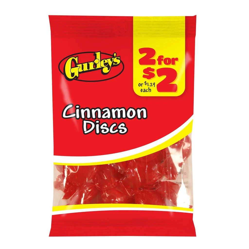 Gurley's Foods Cinnamon Discs Spicy Hard Candy