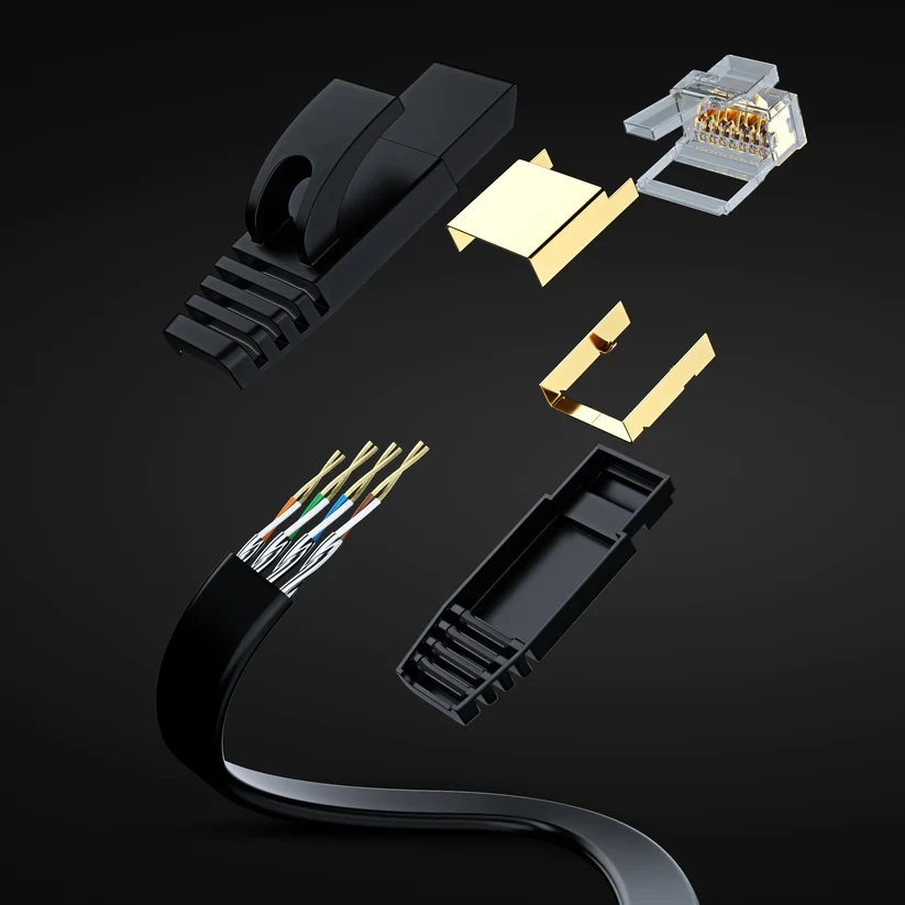 Maximm Cable Cat7 Flat Ethernet Cable