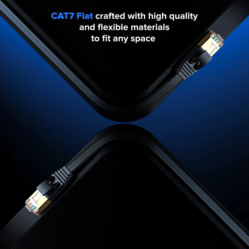 Maximm Cable Cat7 Flat Ethernet Cable