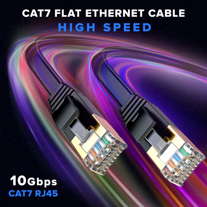 Maximm Cable Cat7 Flat Ethernet Cable