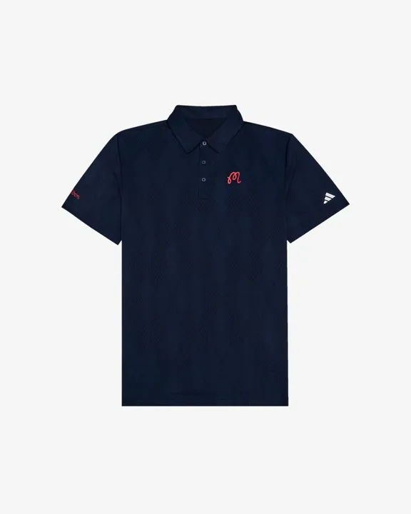 Malbon Golf Malbon x Adidas Ultimate 365 Micro Texture Polo Shirt