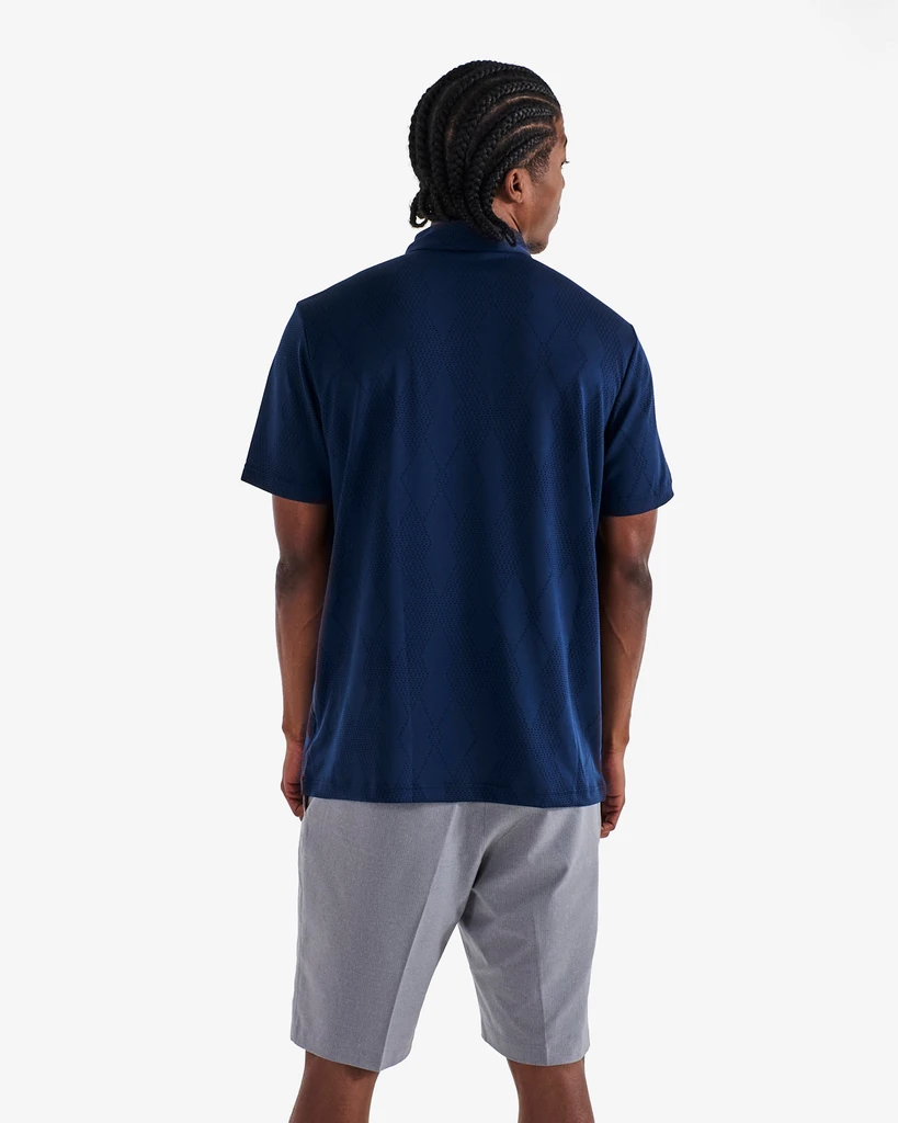 Malbon Golf Malbon x Adidas Ultimate 365 Micro Texture Polo Shirt