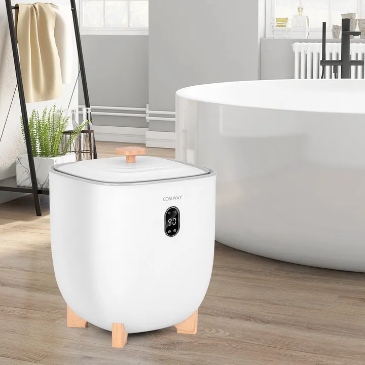 Directdeals Towel Warmer Bucket With 2 Temperature Settings and Auto Shut Off