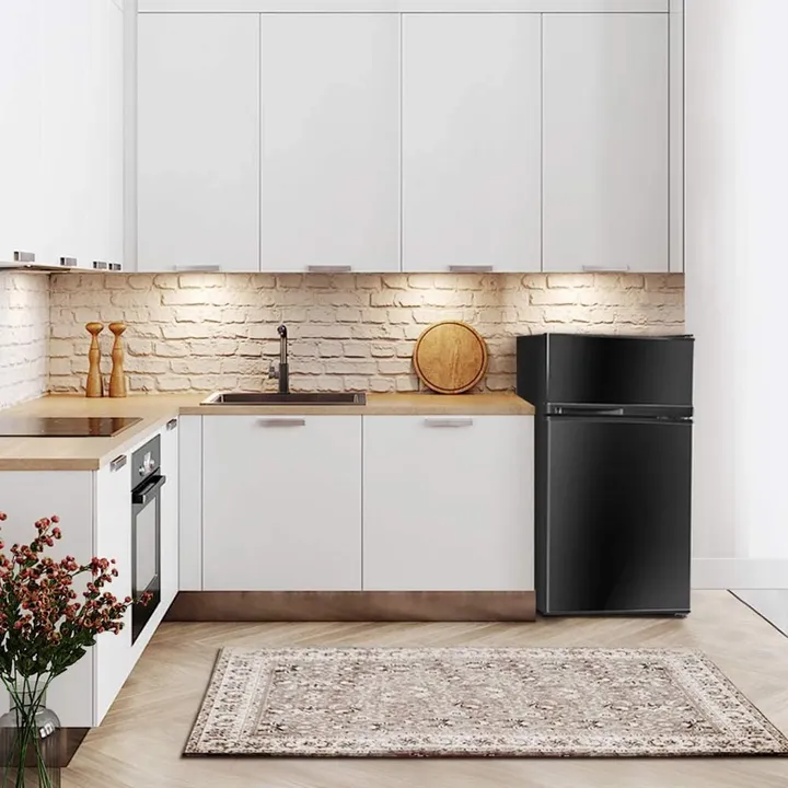 Directdeals Compact 2-Door Refrigerator for Small Spaces