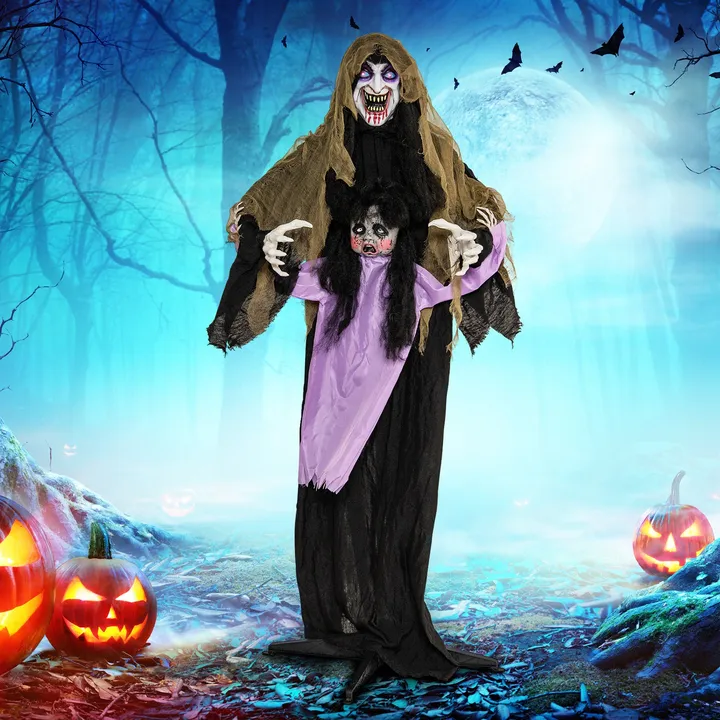 Directdeals Lighted Animated Vampire Halloween Decoration for Yard