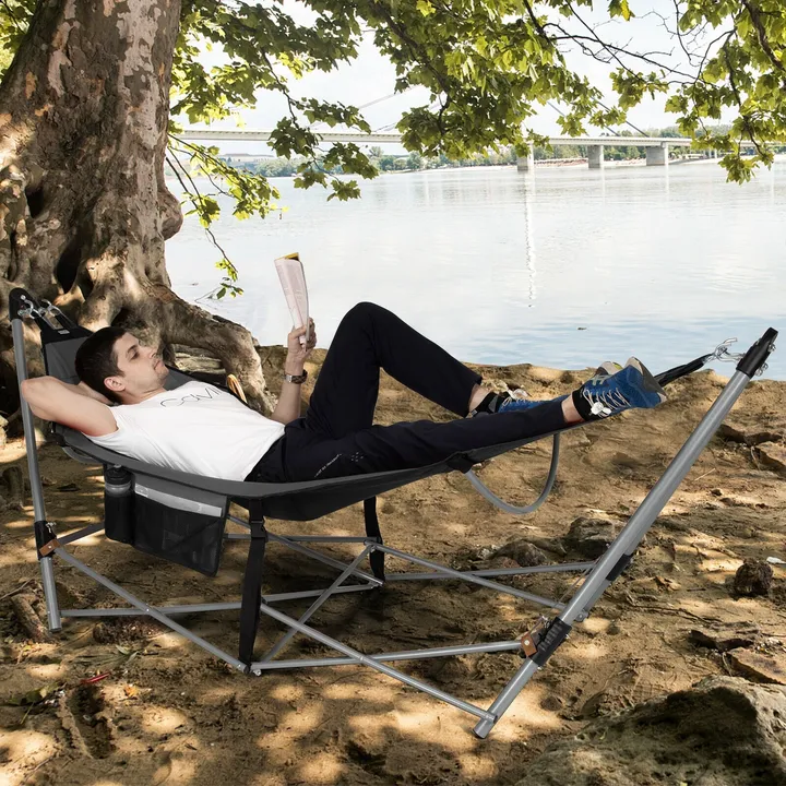 Directdeals Portable Folding Hammock with Stand - Relax Anywhere