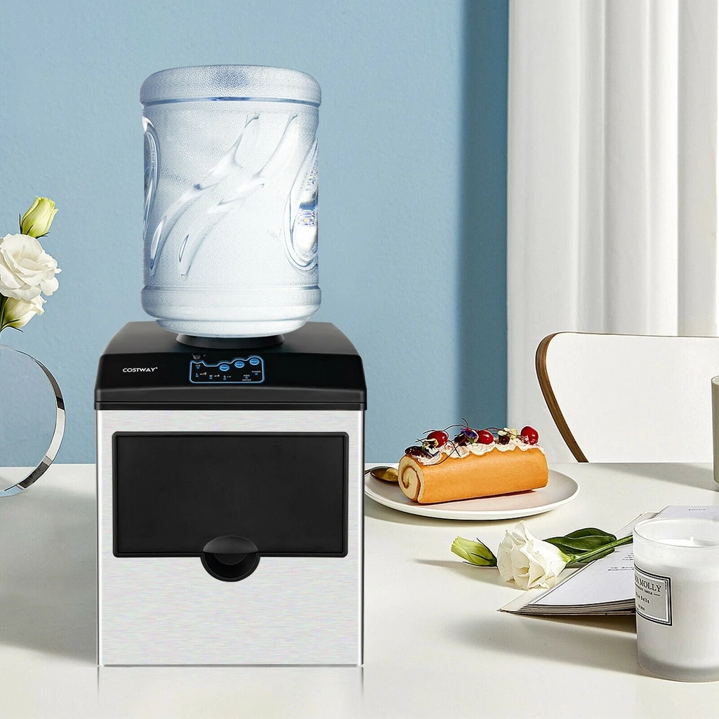 Directdeals 2-in-1 Stainless Steel Ice Maker & Water Dispenser