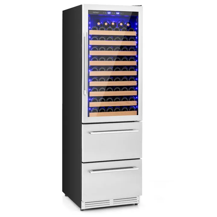 Directdeals 24" Dual Zone Wine & Beverage Cooler with Temperature Control