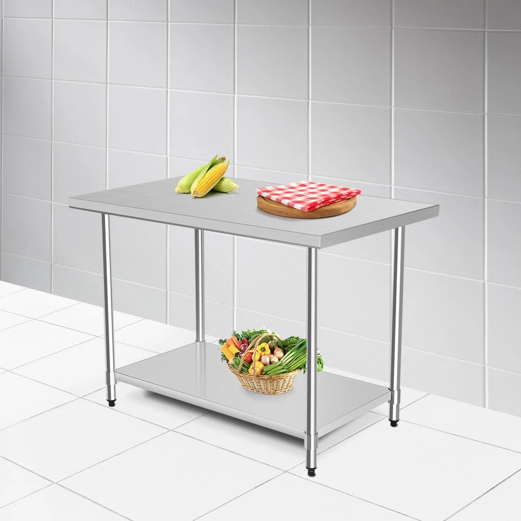 Directdeals 30 X 48 Inch Stainless Steel Commercial Kitchen Worktable