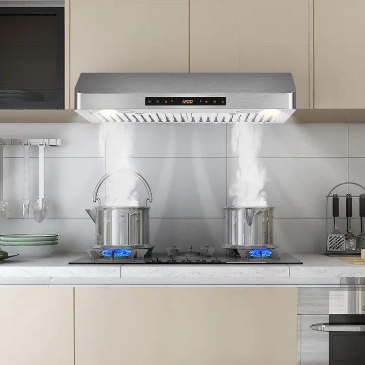 Directdeals 900 CFM Under Cabinet Range Hood with 4 Fan Speeds