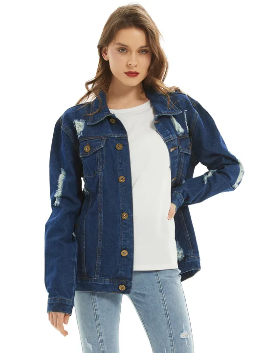 Anna-Kaci Denim Not Your Boyfriends Jean Jacket