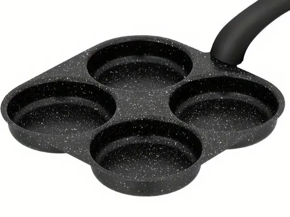 Krediz Cast Iron Egg Boiler & Non-Stick Frying Pan - Single Handle
