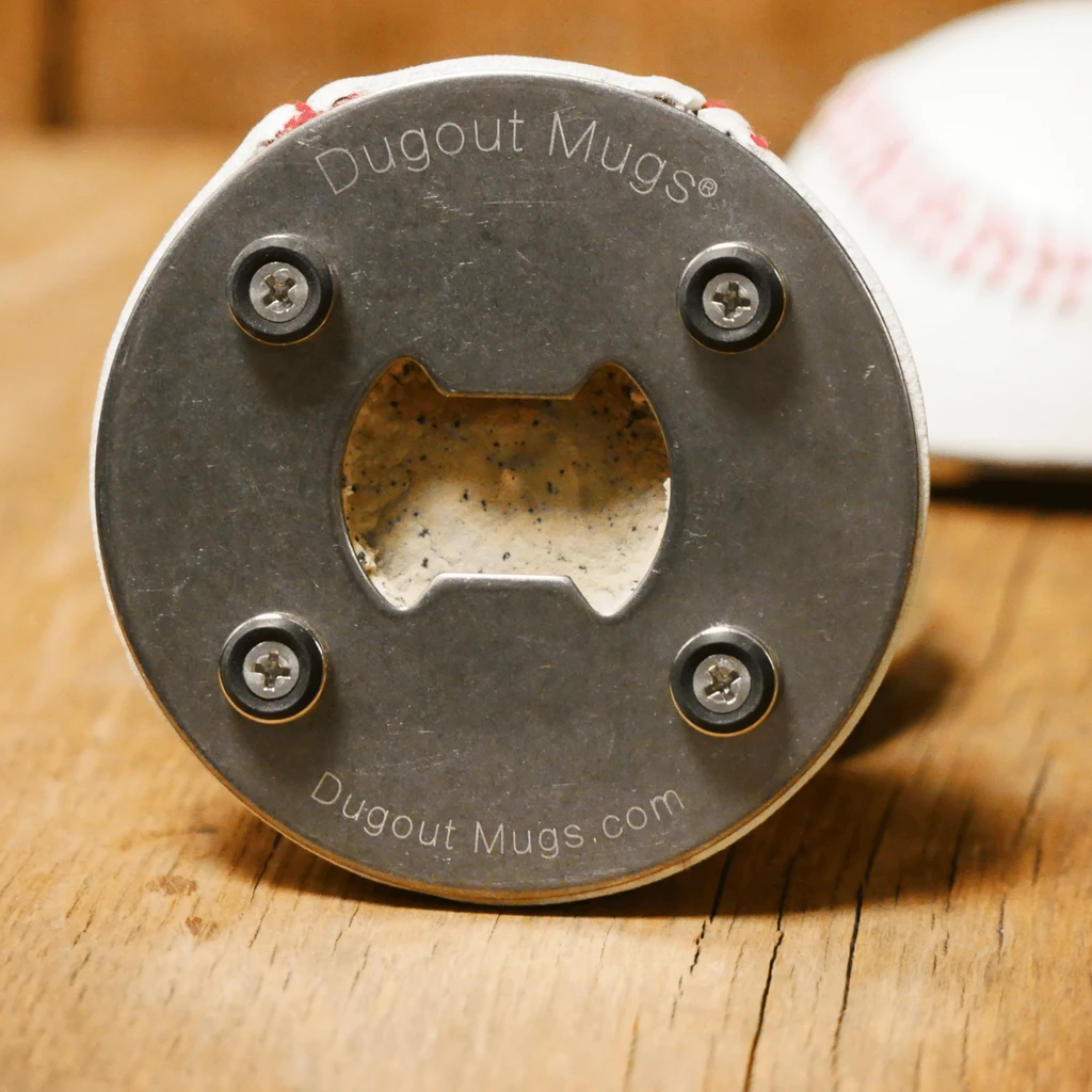 Dugout Mugs The Original Cutter | Half Baseball Bottle Opener