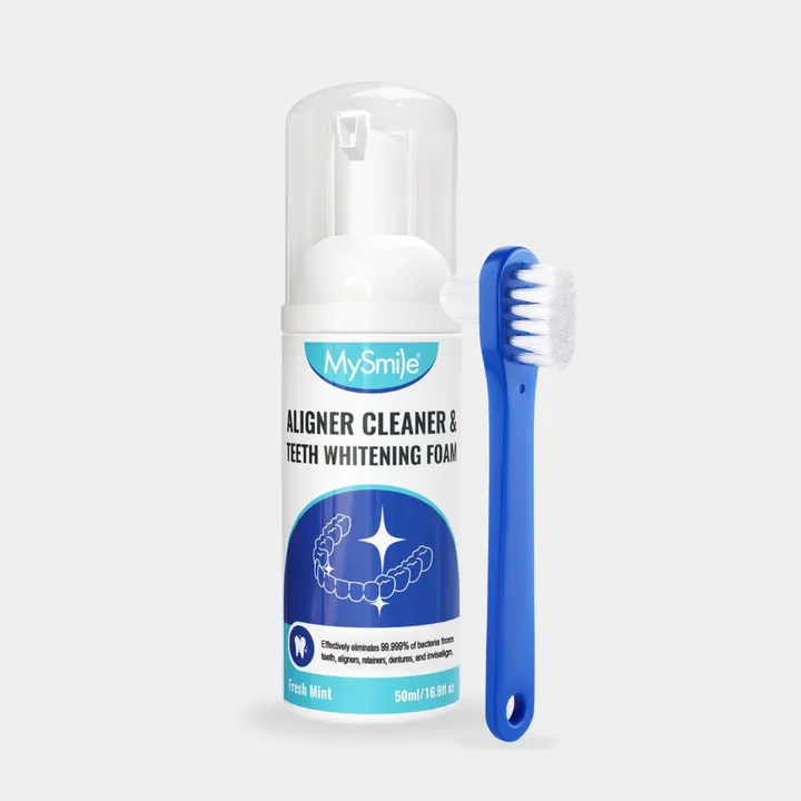MySmile 2-in-1 Aligner Cleaner & Whitening Foam