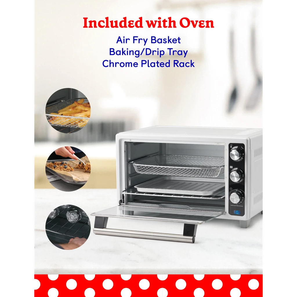 Betty Crocker Multifunction Air Fryer Convection Toaster Oven