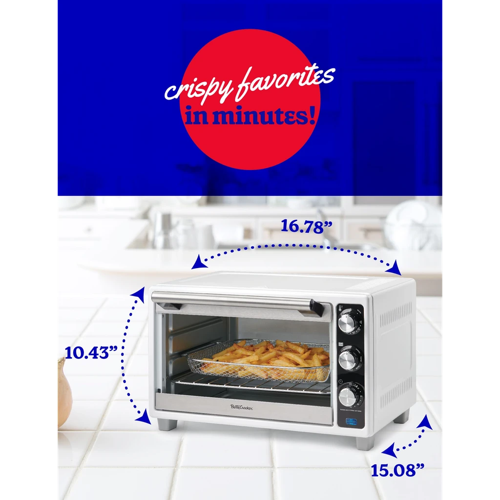 Betty Crocker Multifunction Air Fryer Convection Toaster Oven