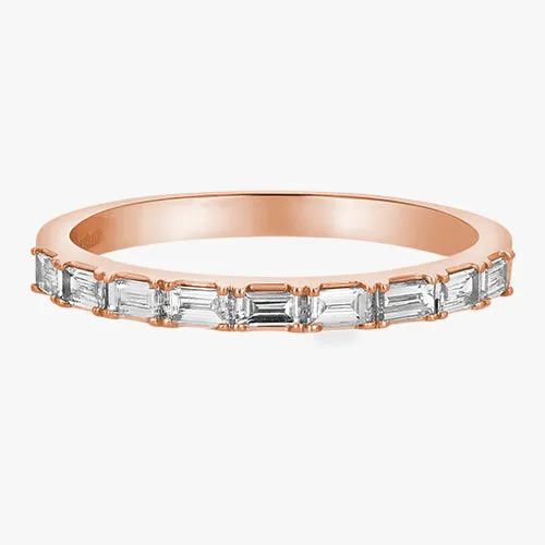 Noémie Baguette Diamond Band Ring - Lab Grown Diamonds | VS Clarity
