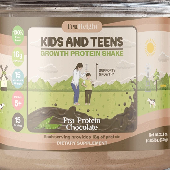 TruHeight Growth Protein Shake - Plant-Based Protein