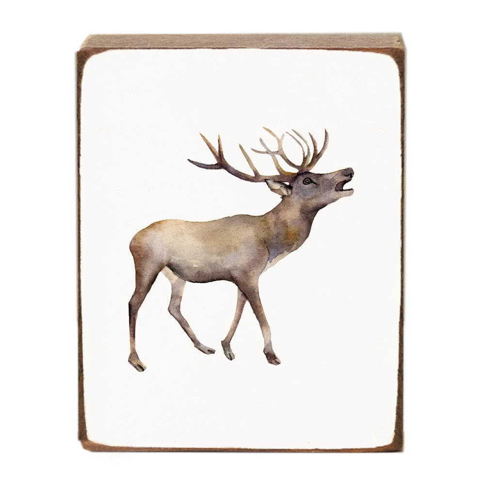 Rustic Marlin Wood Block