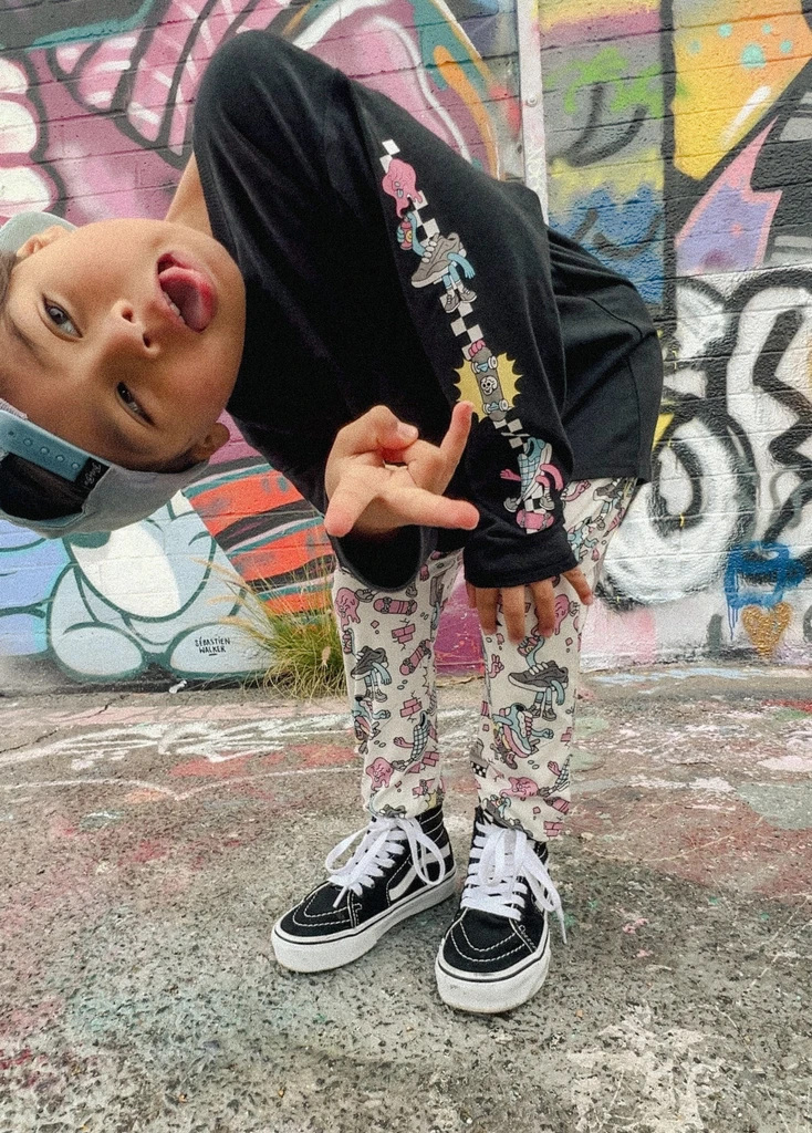 Little Trouble Concrete Kickback Jammies