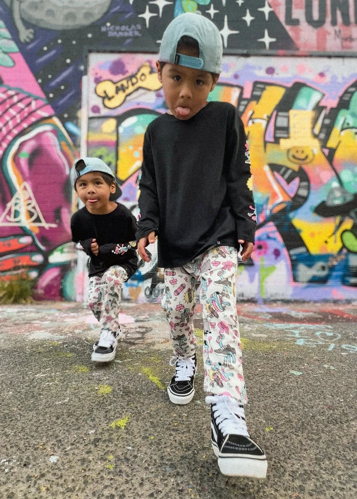 Little Trouble Concrete Kickback Jammies