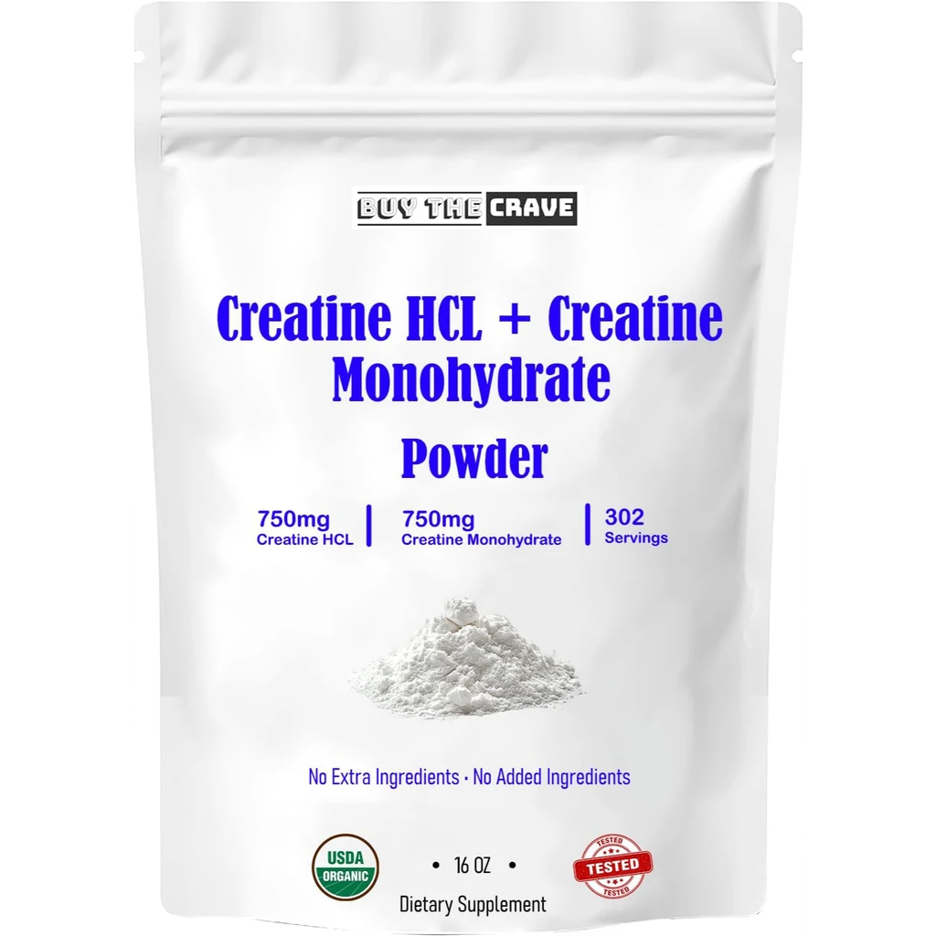 Buy The Crave Creatine HCL + Creatine Monohydrate Mix Powder