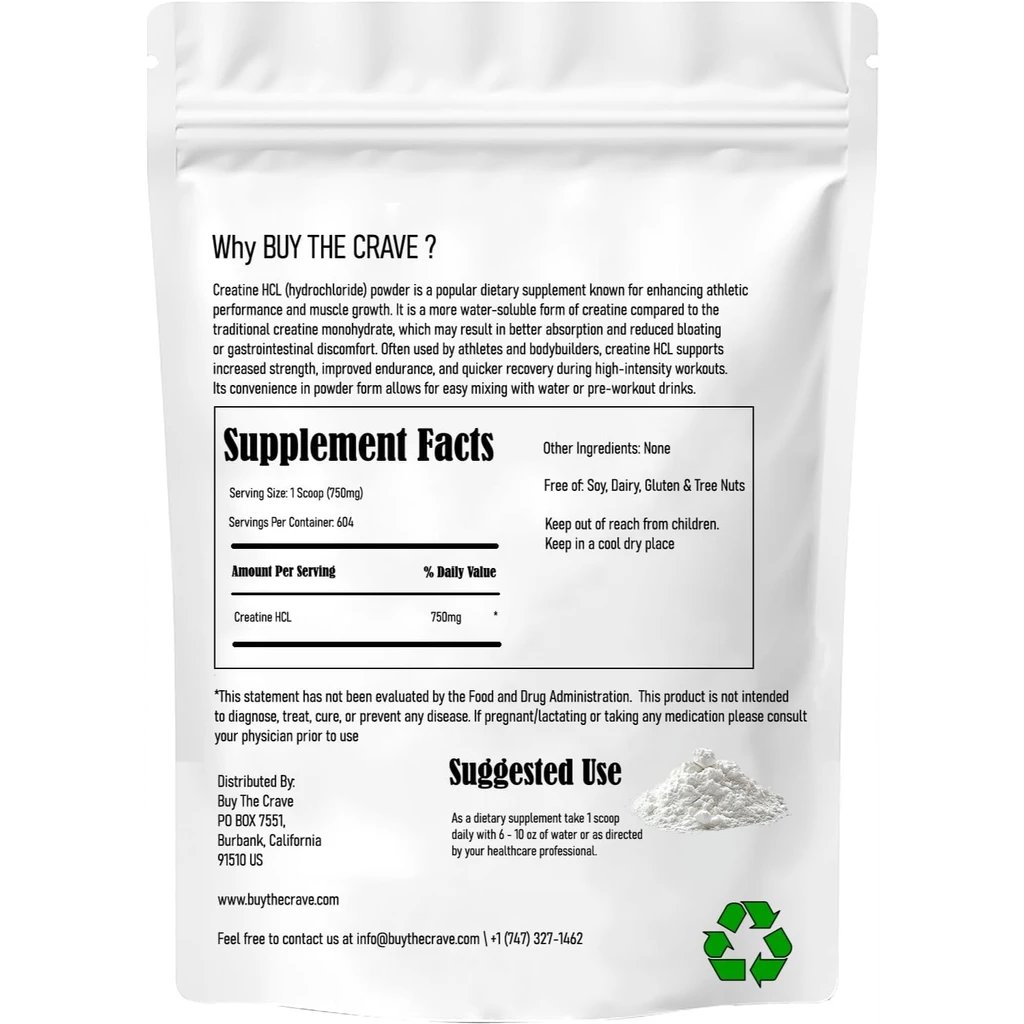 Buy The Crave Creatine HCL Powder