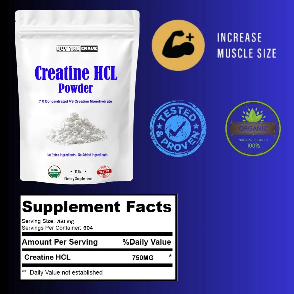 Buy The Crave Creatine HCL Powder