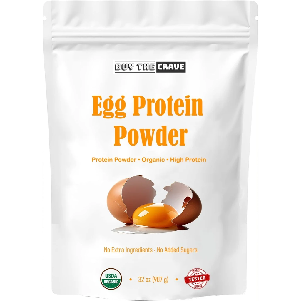 Buy The Crave Egg White Protein Powder, Soybean Powder Lactose Free